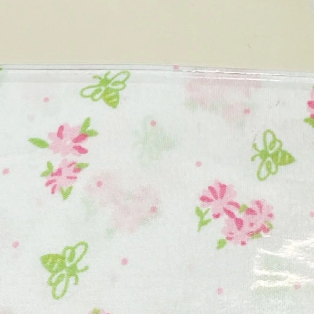 NEW Laura Ashley BUSY BEE PINK/GREEN 3pc Twin Sheet Set